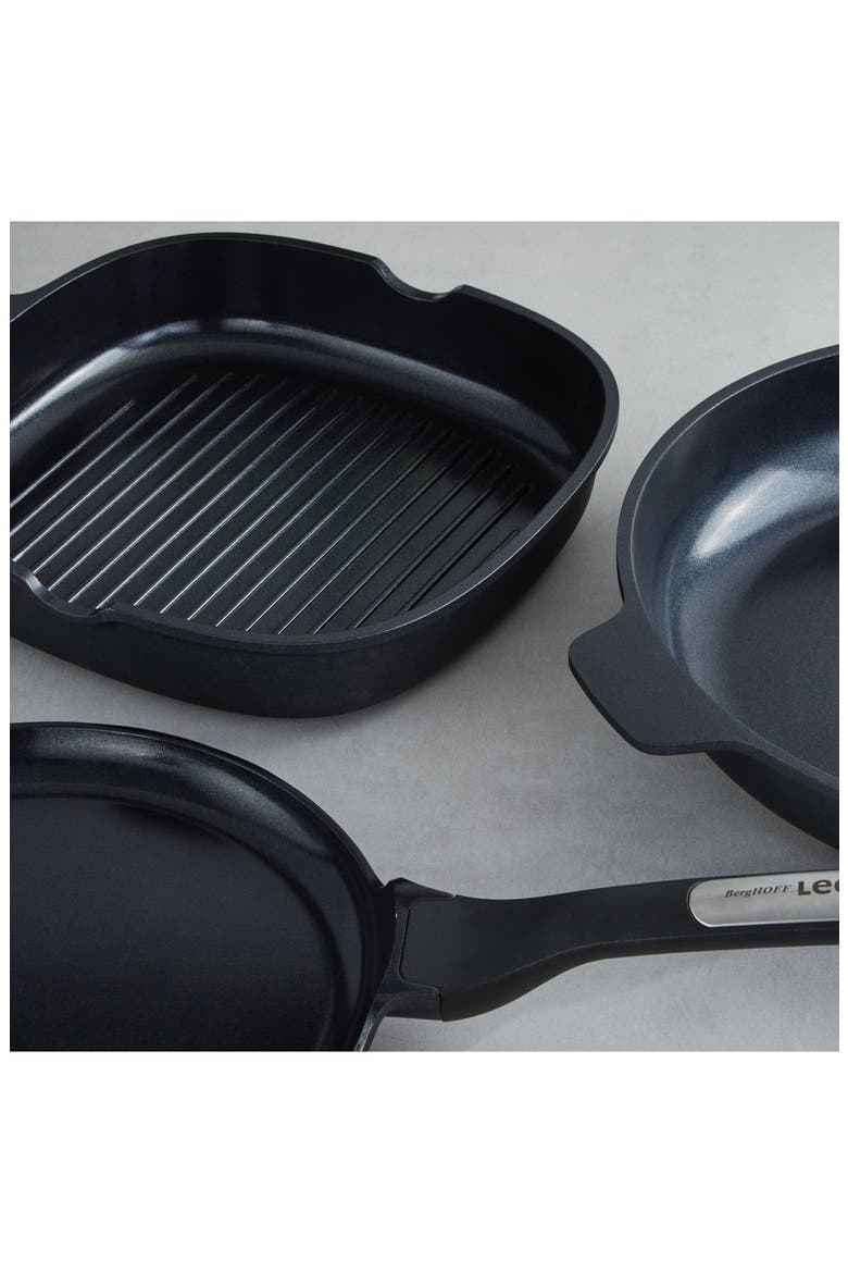 Leo Phantom 3-Piece Pan Set, Alternate, color, BLACK