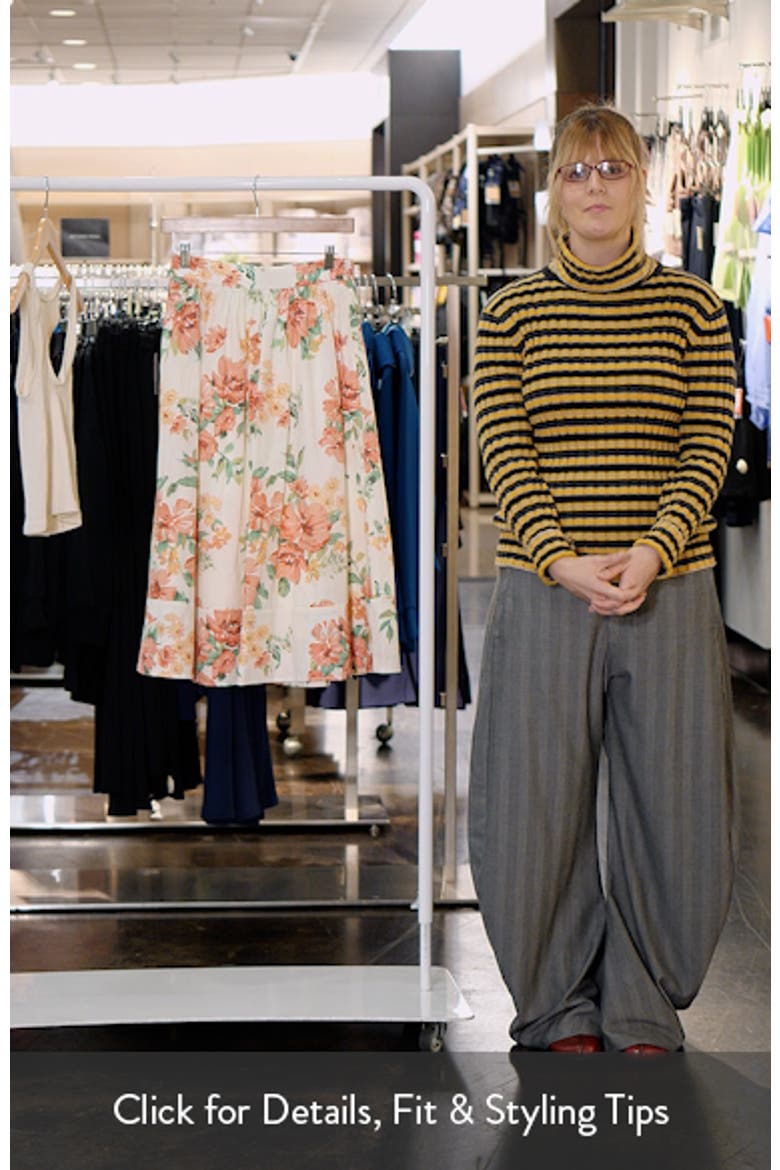 Floral Midi Skirt video