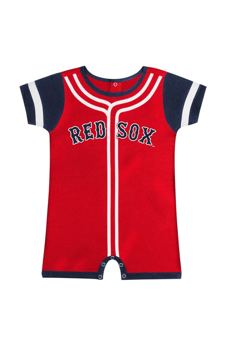 Outerstuff Infant Fanatics Branded Red Boston Red Sox Fast Pitch Romper, Alternate, color,