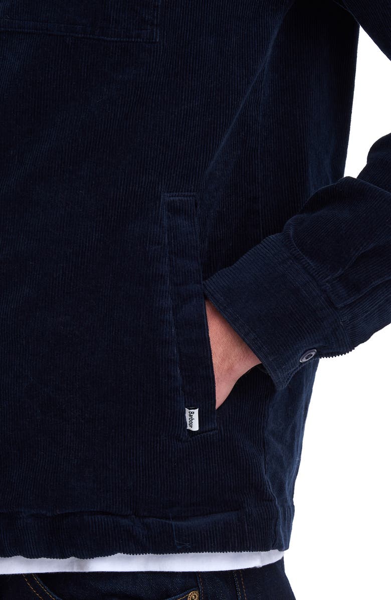 Barbour Corduroy Overshirt, Alternate, color, Navy