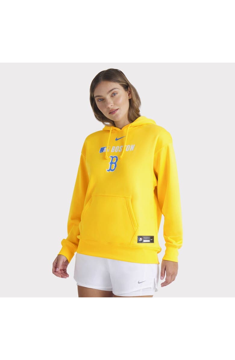 Nike Women's Nike Gold Boston Red Sox City Connect Authentic Collection Performance Pullover Hoodie, Alternate, color, Gold