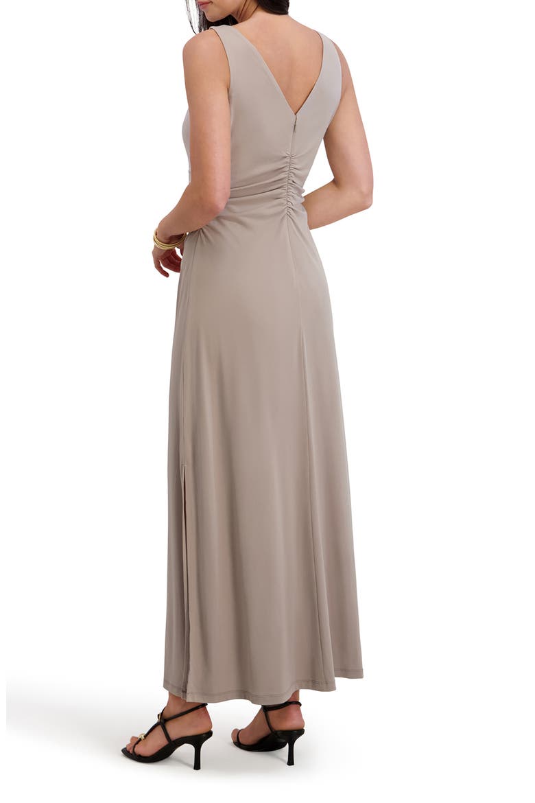 Cowl Neck Midi Sundress, Alternate, color, TAUPE