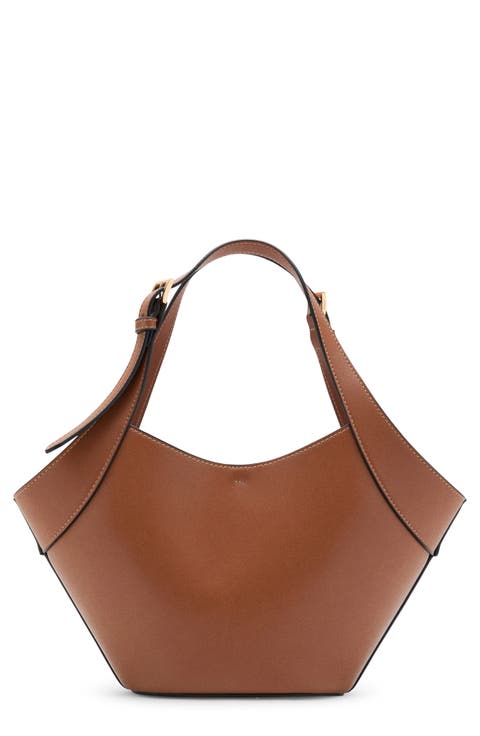 Faux Leather Bucket Bag