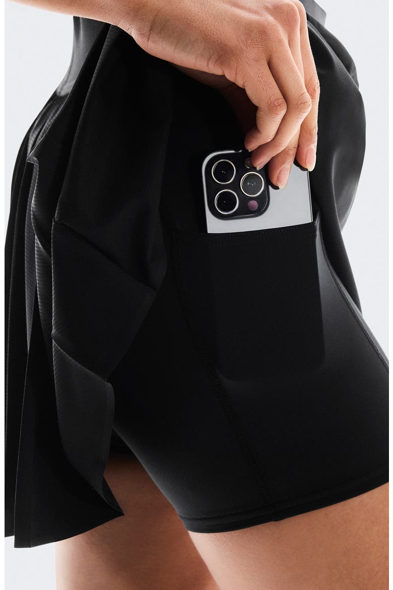 Court Pleated Skort, Alternate, color, BLACK