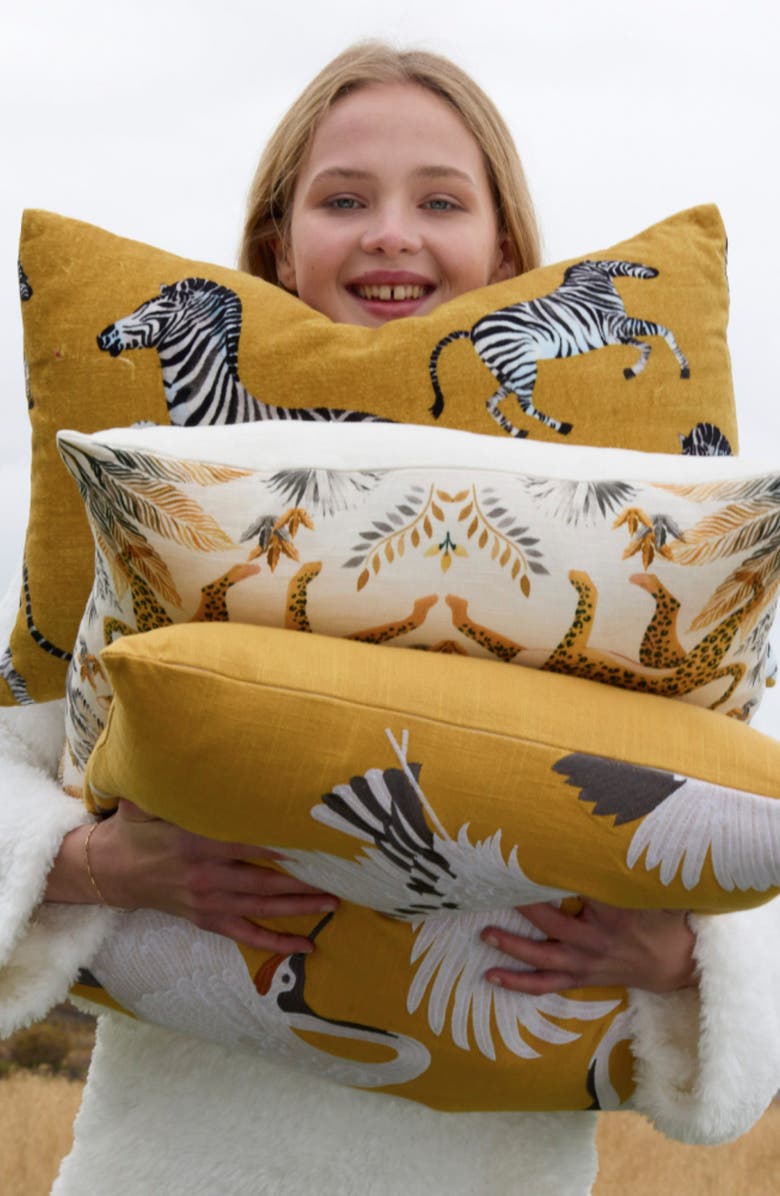 Sunday Citizen Graphic Leopard Accent Pillow, Alternate, color, 