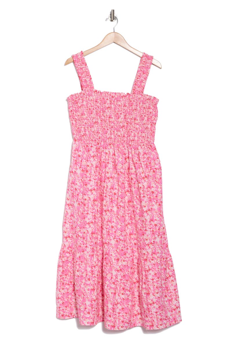 Elissa Print Sundress, Alternate, color, PETAL STONES