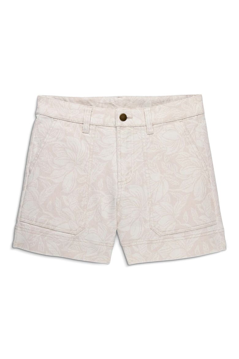 Folly Stretch Cotton Twill Shorts, Alternate, color, NOLIA FLORAL PRINT STONE