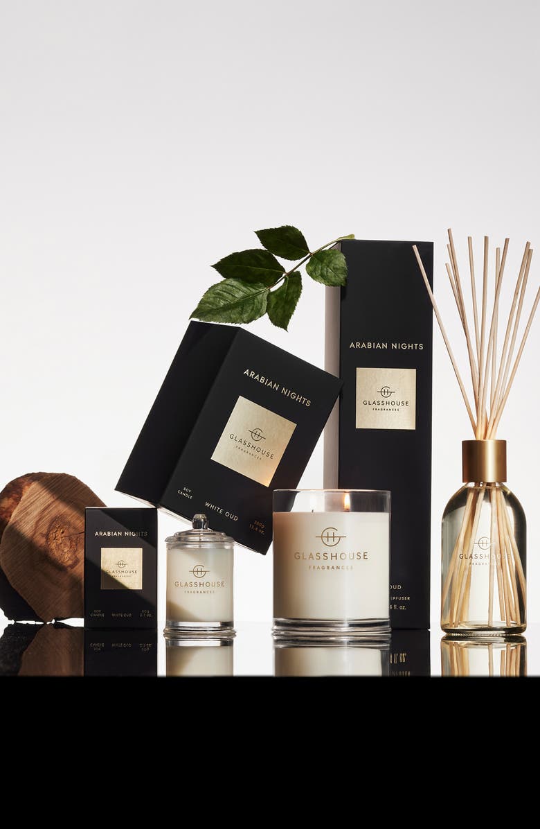 Glasshouse Fragrances Arabian Nights Reed Diffuser, Alternate, color, Arabian Nights
