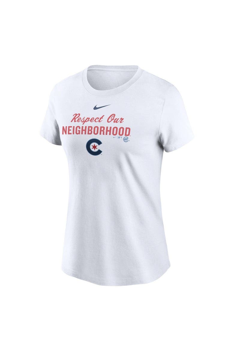 Women's Nike White Chicago Cubs City Connect T-Shirt, Alternate, color, White