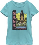 NASA Girl's NASA Vintage Space Program Graphic T-Shirt