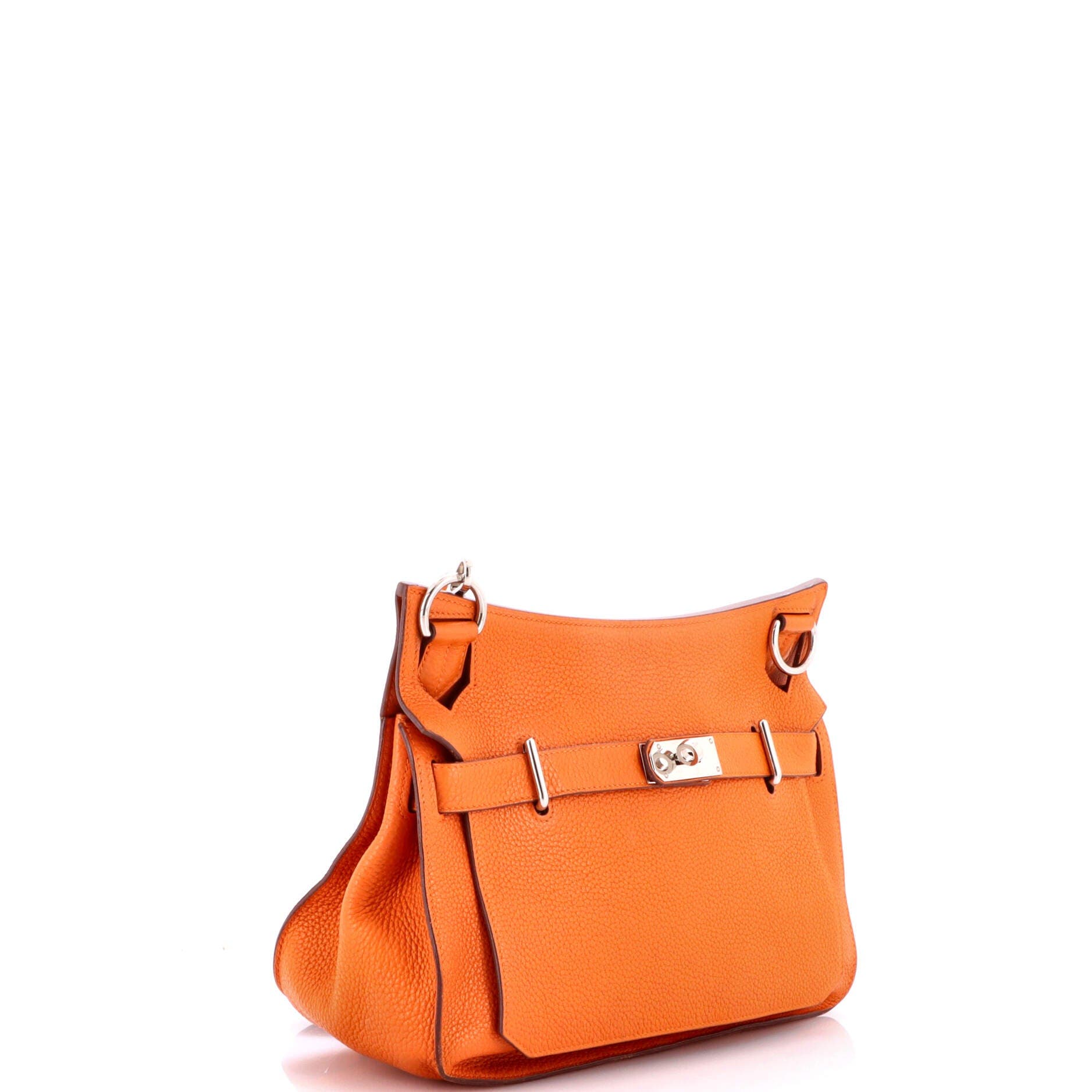 Pre-Owned Hermes Jypsiere Bag Clemence 31, Alternate, color, Orange H