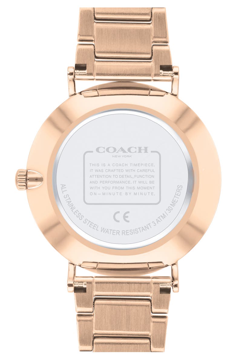 COACH Perry Bracelet Watch, 36mm, Alternate, color, Silver