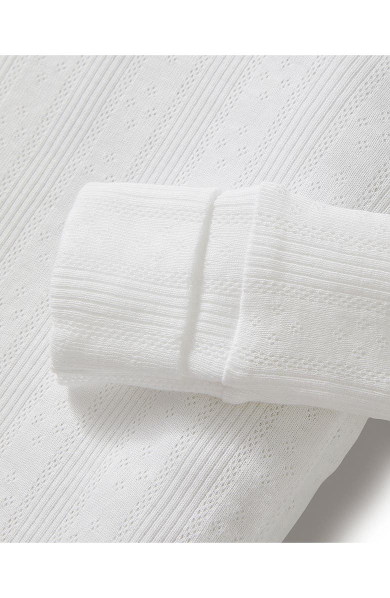 Petite Plume Set of 2 Assorted Pima Cotton Pointelle Knit Bodysuits, Alternate, color, Pink