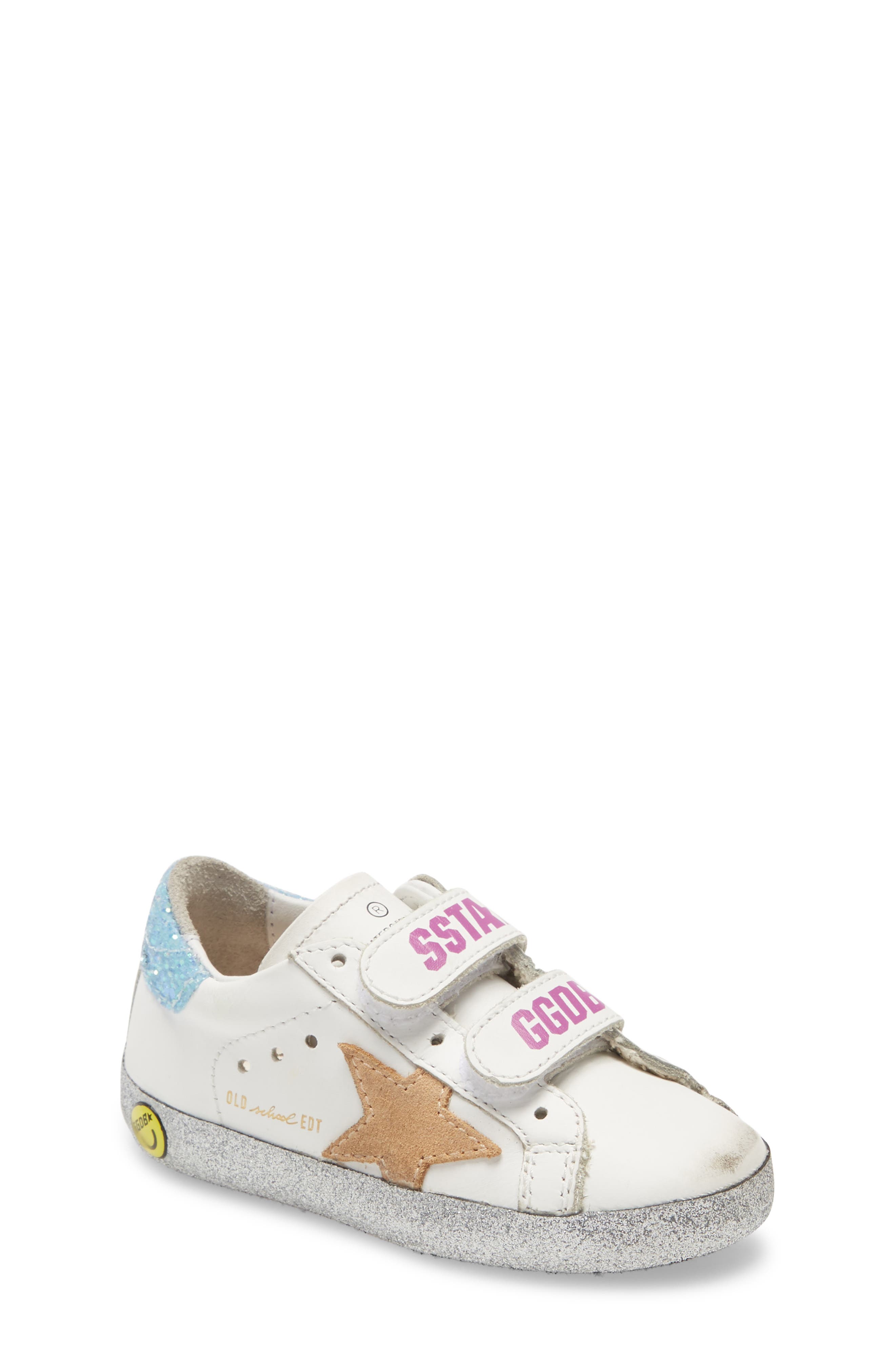 Golden Goose Old School Glitter Sneaker, Main, color, 