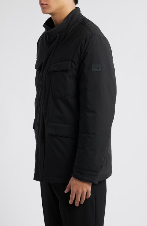 Robert Barakett Dunkley Technical Field Coat In Black