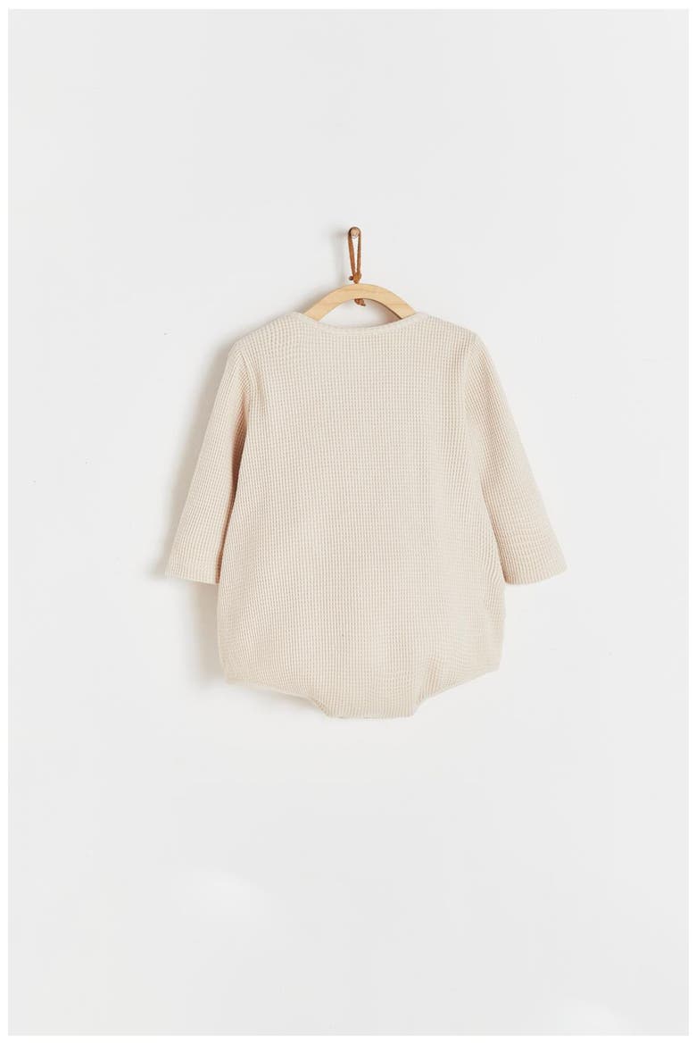Bodysuit Mao Waffle for Infant, Alternate, color, BEIGE