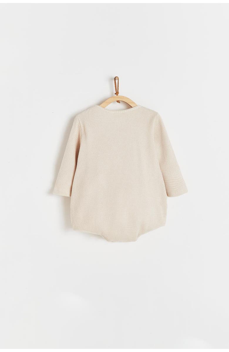 Babycottons Bodysuit Mao Waffle for Infant, Alternate, color, 