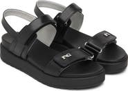 NeroGiardini Slingback Platform Wedge Sandal