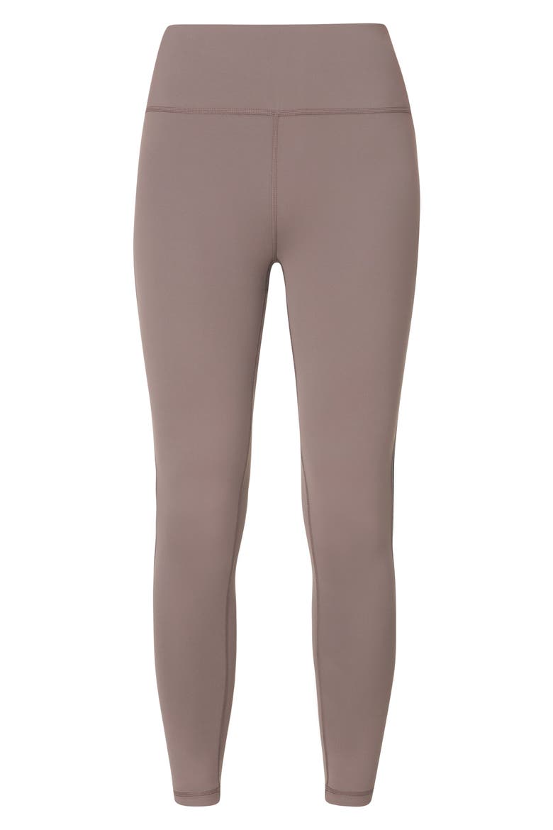 All Day 7/8 Side Stripe Leggings, Alternate, color, TAUPE BROWN