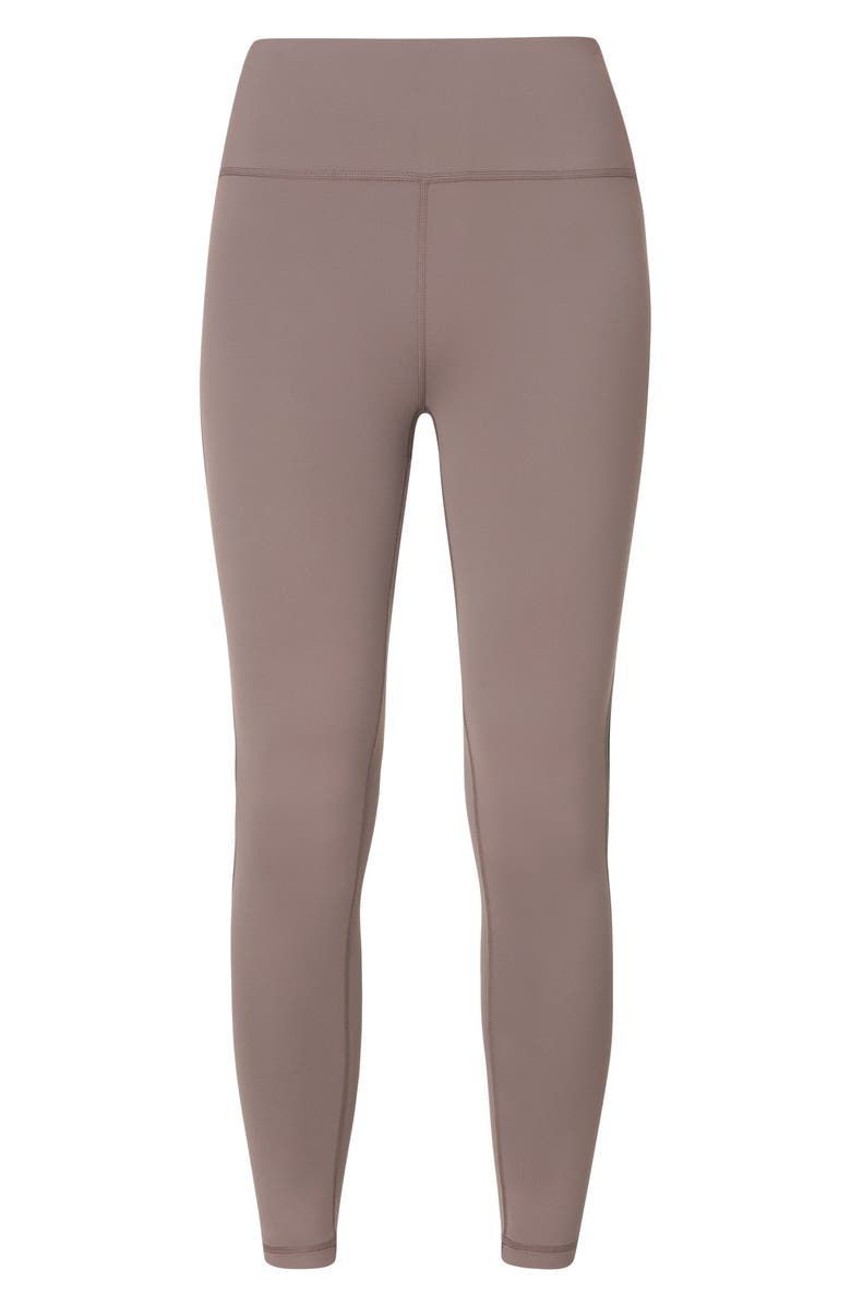 Sweaty Betty All Day 7/8 Side Stripe Leggings, Alternate, color, Taupe Brown