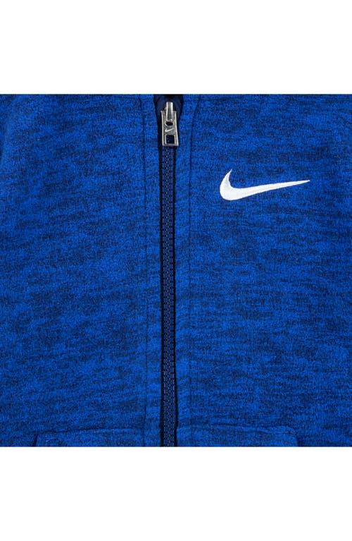 Nike Kids' Space-dyed Hoodie & Joggers Set In Blue