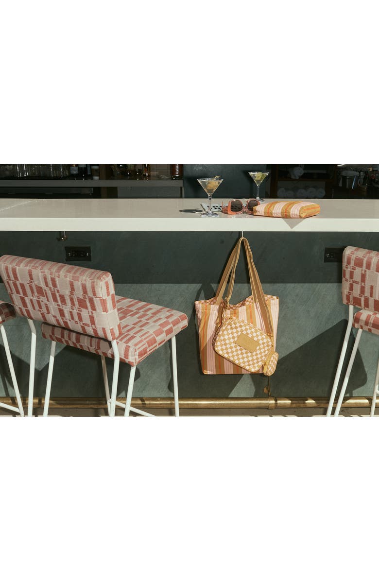 Aloha Collection Le Tour Petite Check Water Resistant Tyvek<sup>®</sup> Crossbody Bag, Alternate, color,