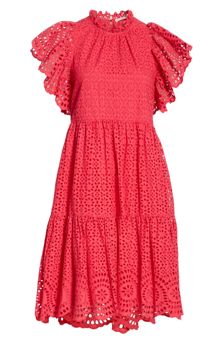 Ulla Johnson Norah Eyelet Dress, Alternate, color, 