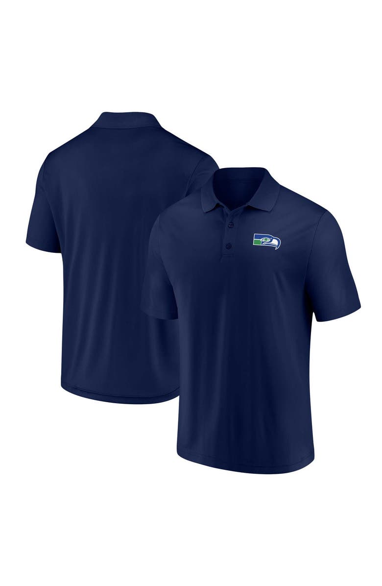 FANATICS Men's Fanatics Branded College Navy Seattle Seahawks Component Polo, Main, color,
