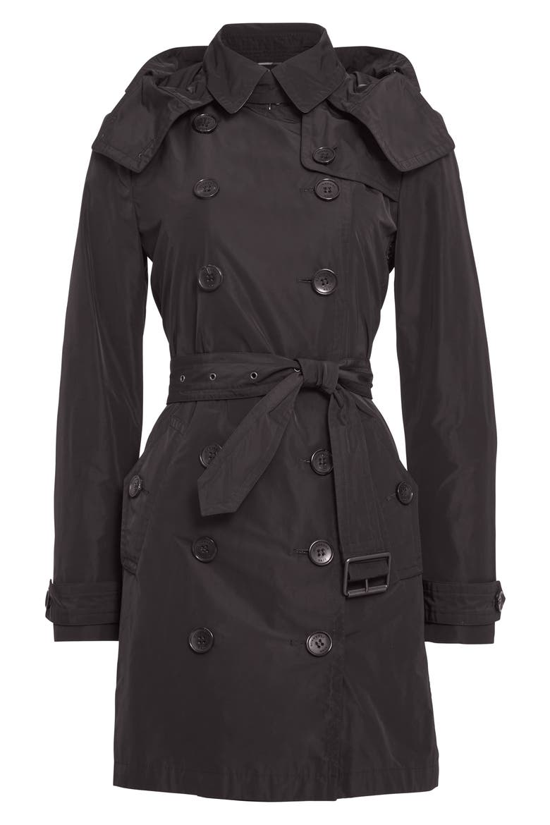 Balmoral Packable Trench, Alternate, color, BLACK