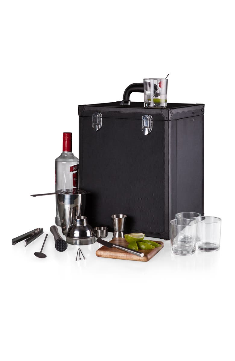 Legacy Hamilton Portable Cocktail Bar, Alternate, color, Black