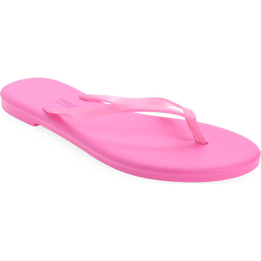 TKEES Aqua Waterproof Flip Flop in Pink Spritz at Nordstrom, Size 6