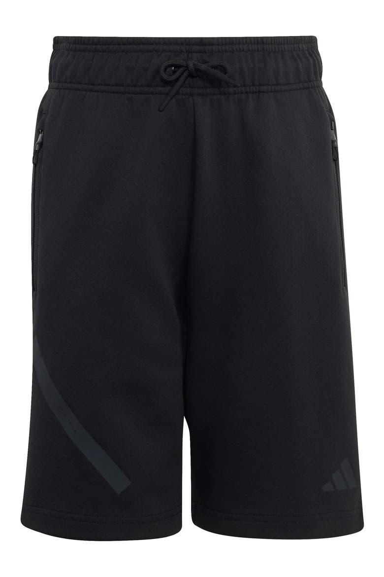 Kids' Z.N.E. Woven Shorts, Main, color, BLACK/ CARBON