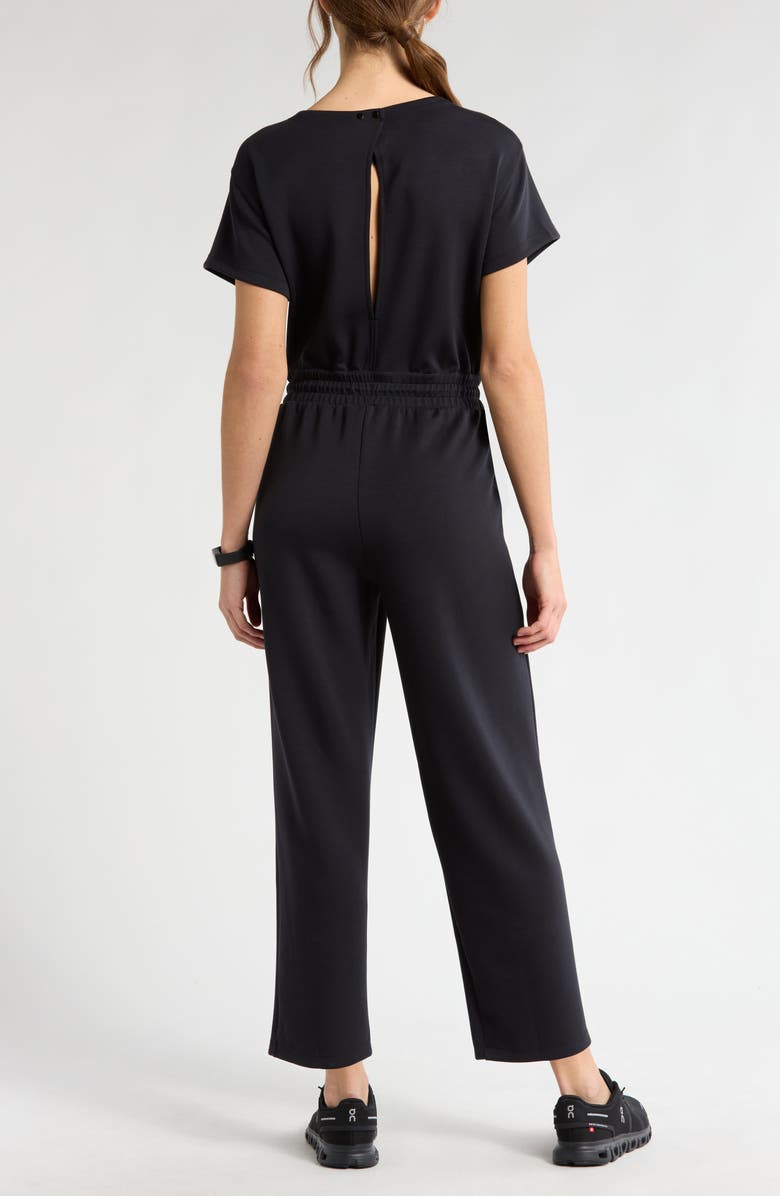 Zella Ultrasoft Knit Ankle Jumpsuit, Alternate, color,