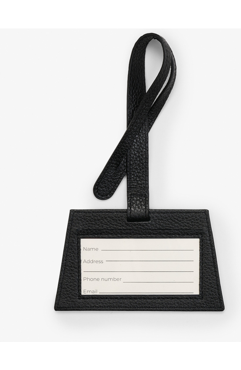 BY BANOO Luggage Tag, Alternate, color, Black