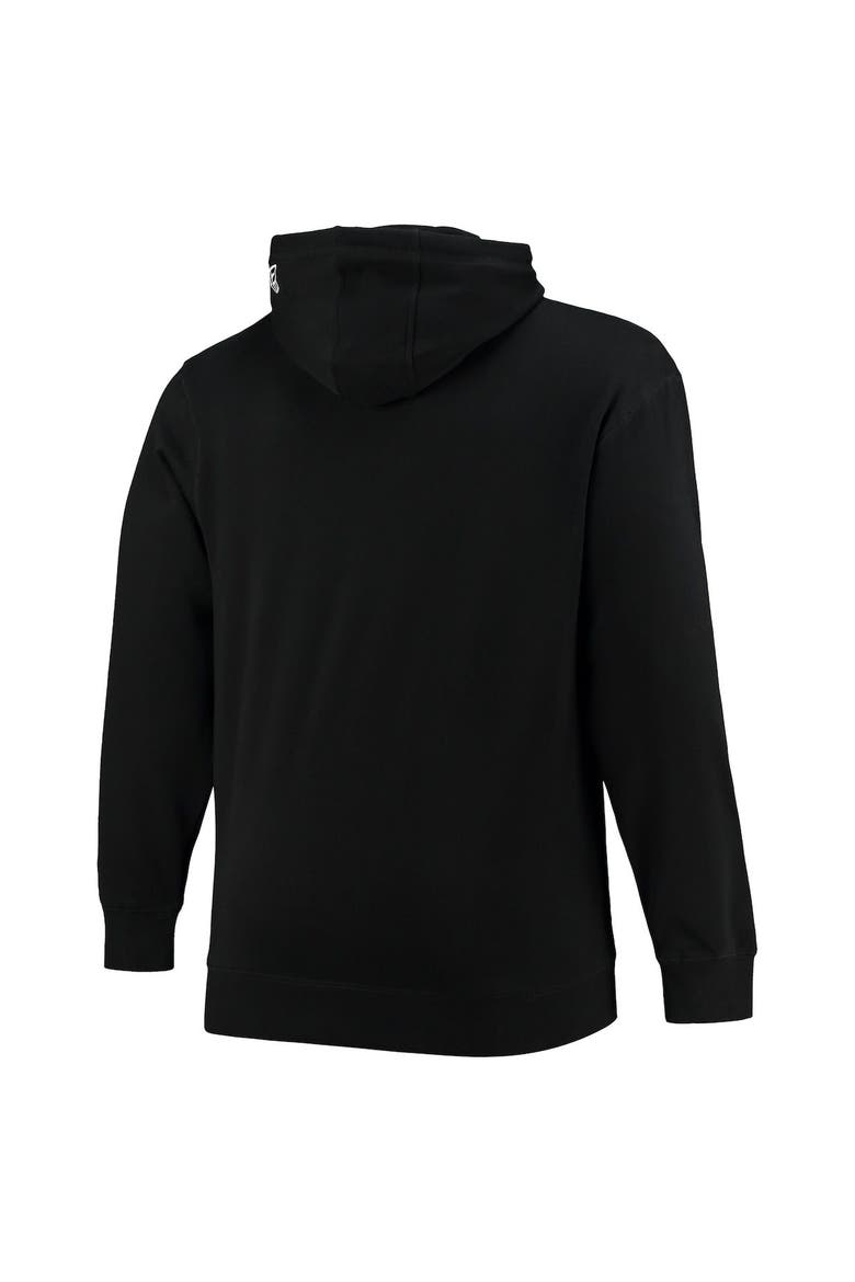 Men's New Era Black Jacksonville Jaguars Big & Tall Primary Logo Pullover Hoodie, Alternate, color, Black