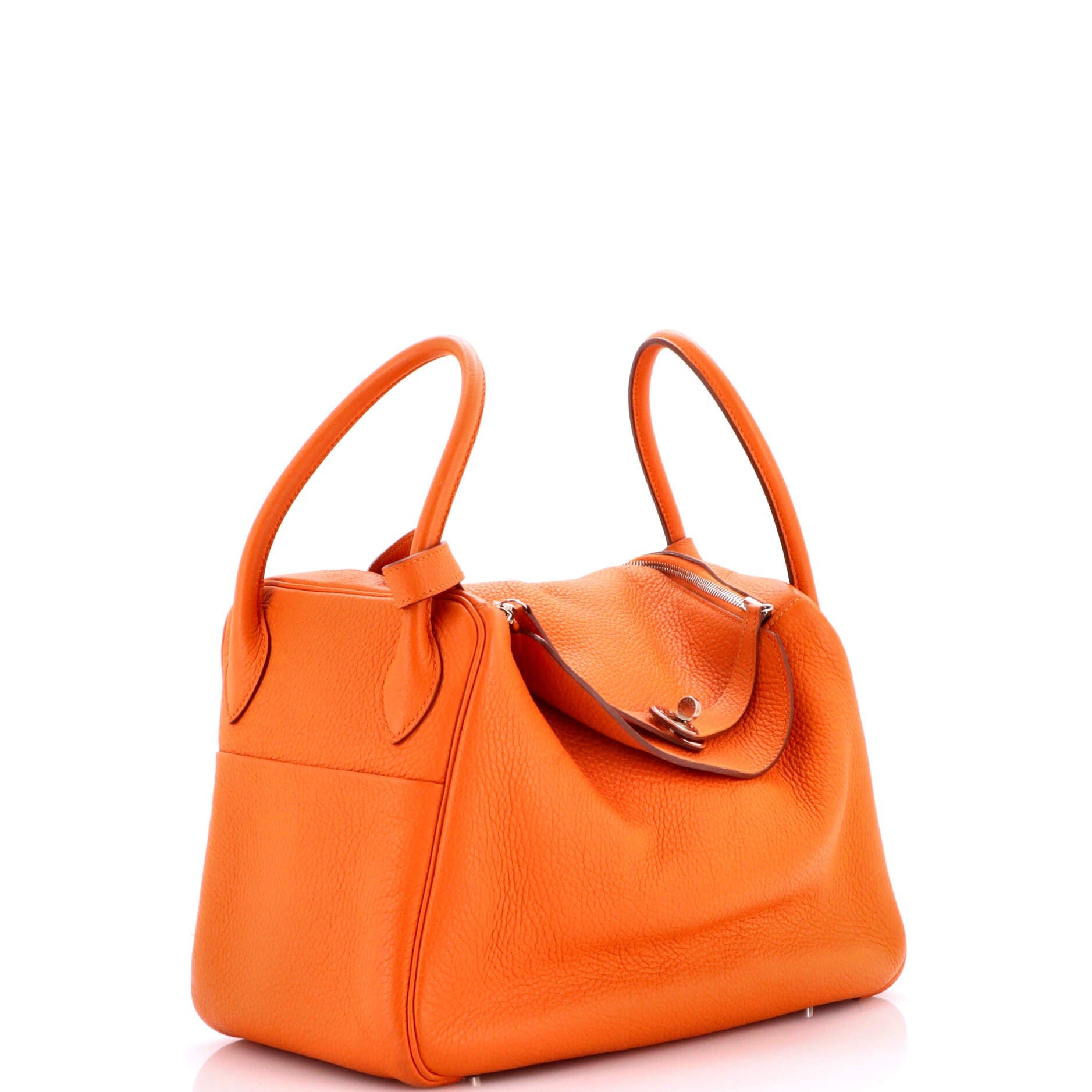 Pre-Owned Hermes Lindy Bag Clemence 34, Alternate, color, Orange H