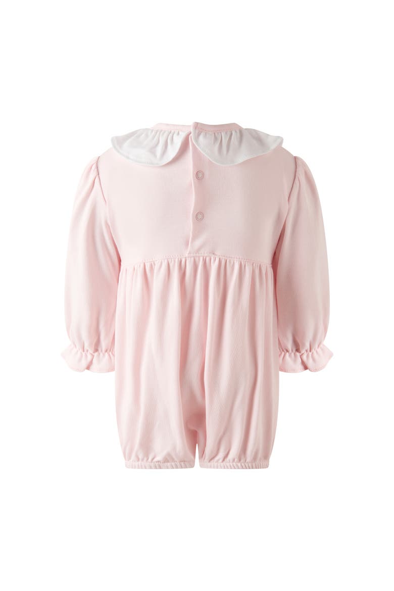 Bow Smocked Bubble, Alternate, color, Pink