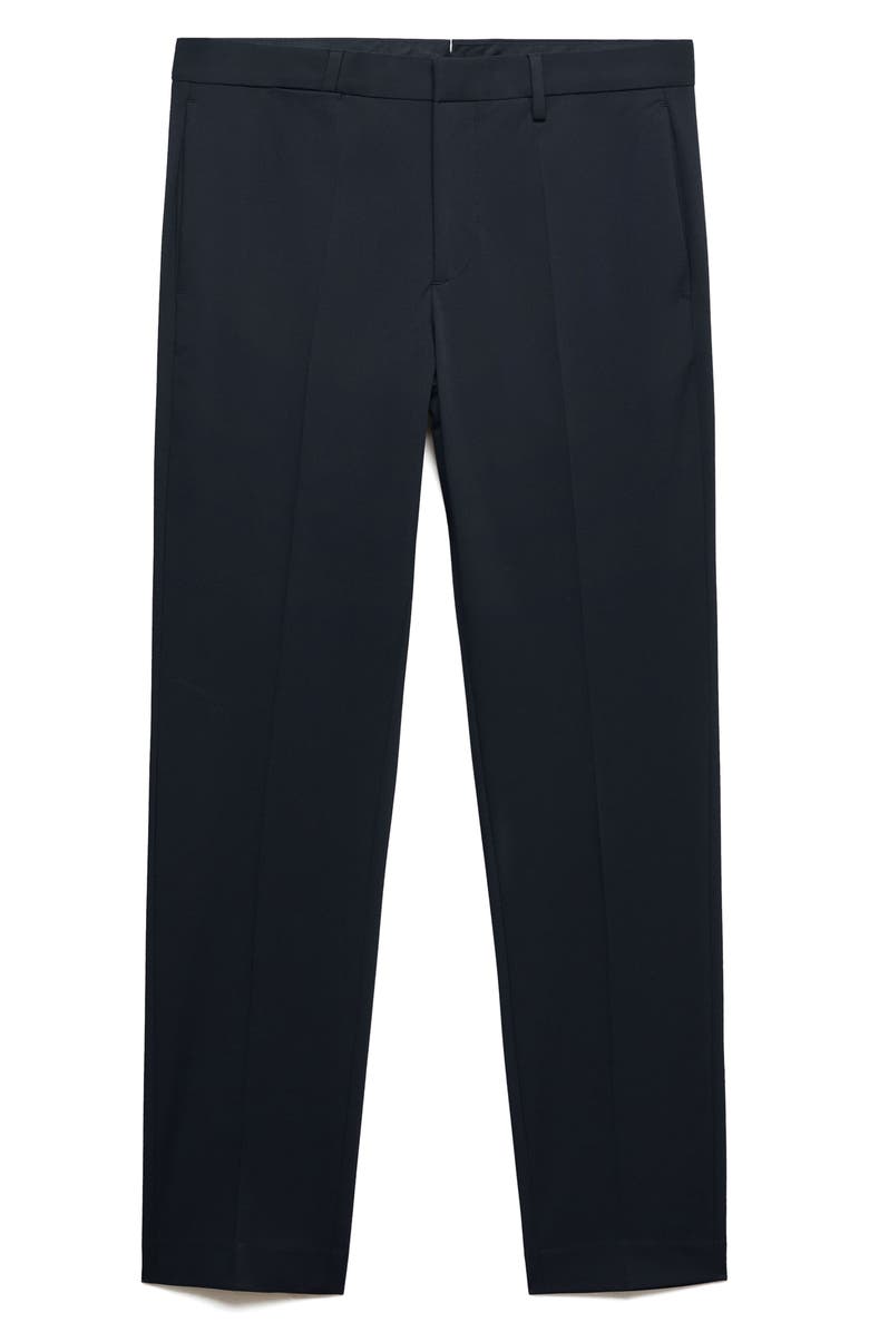 MANGO Superslim Fit Suiting Pants, Alternate, color, Navy