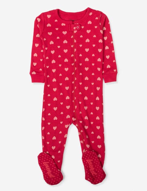 Kids Footed Cotton Matching Family Pajamas, Whimsy & Fantasy Prints (Toddler, Little Kid & Big Kid)
