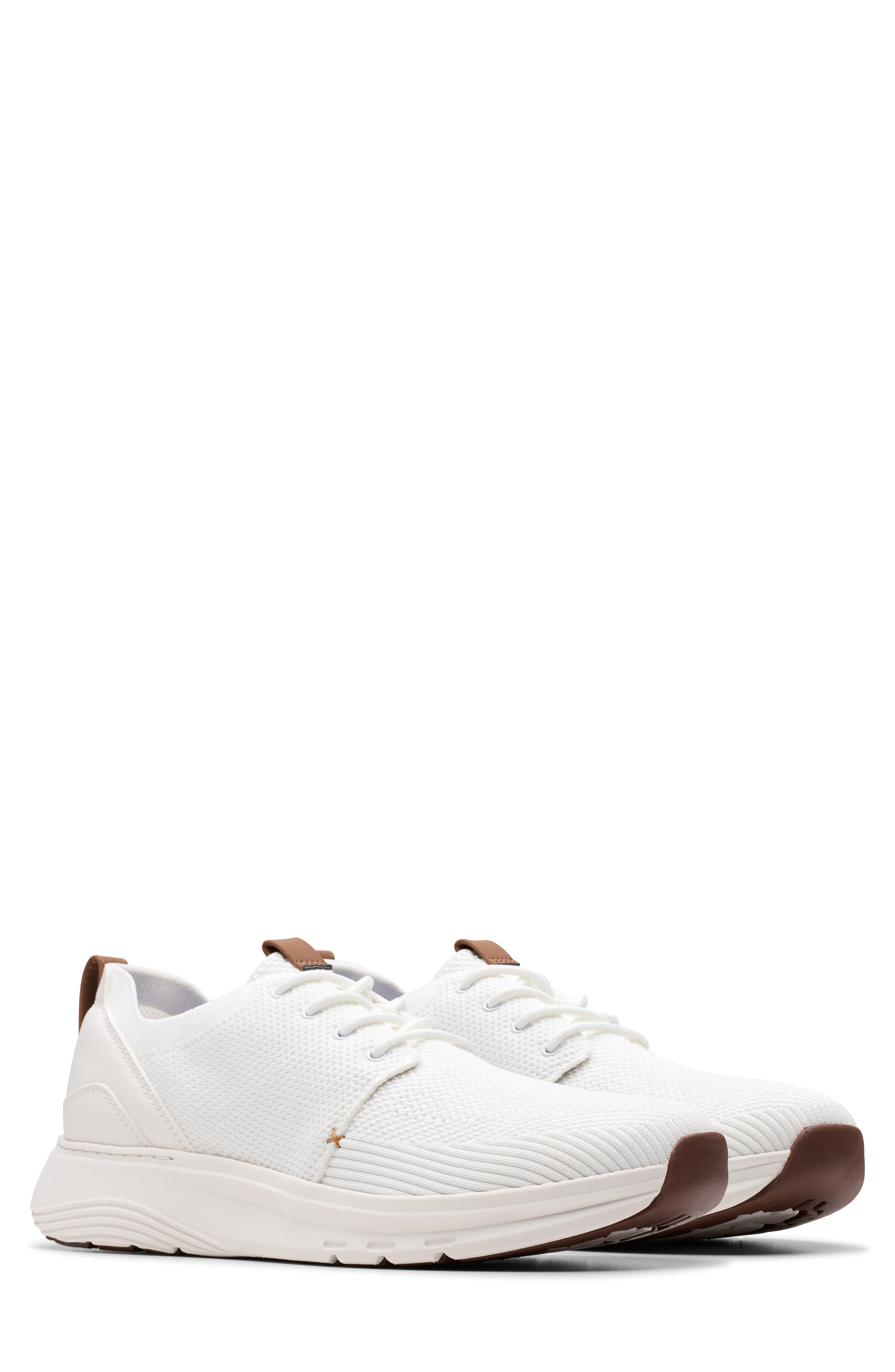 Clarks<sup>®</sup> Motion Trek Mx Sneaker, Alternate, color, White