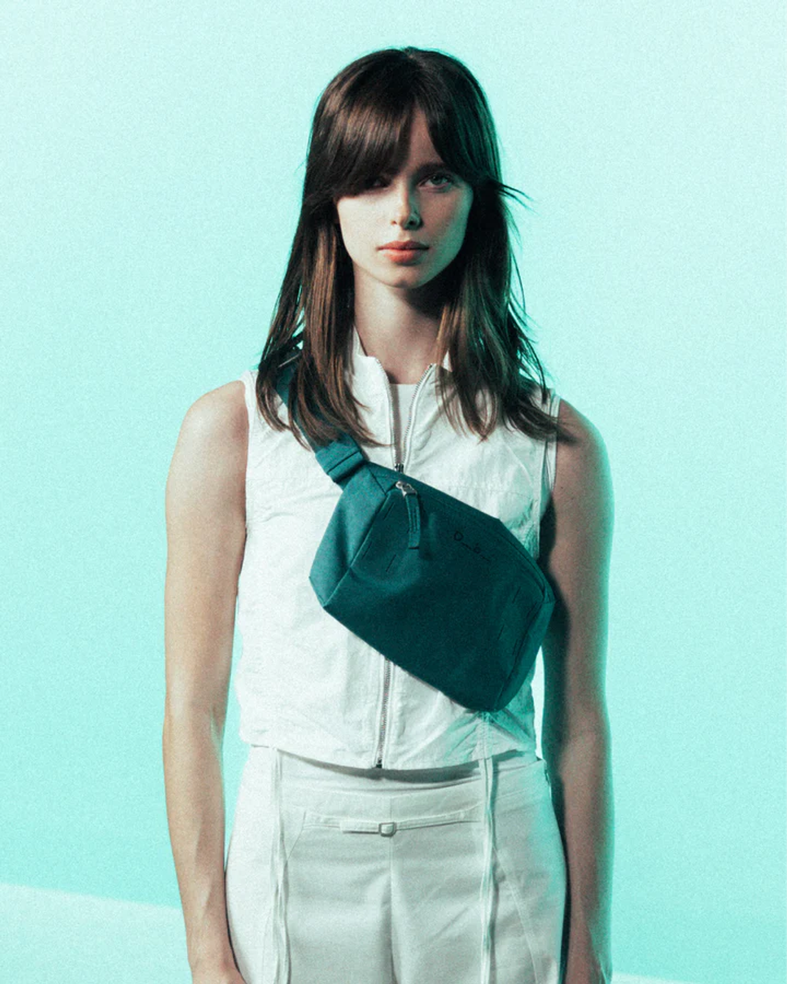 Freya Large Fanny Pack, Alternate, color, Midnight Teal