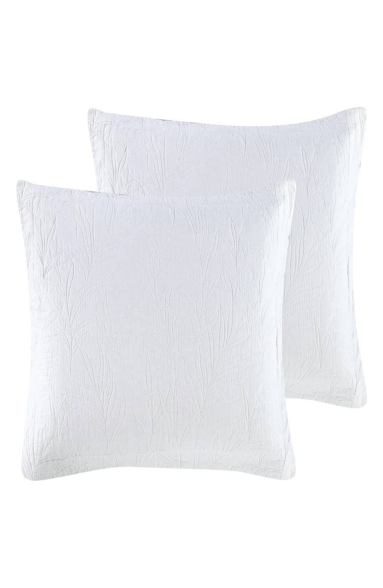 Tommy Bahama Costa Sera 100% Cotton Shams Set, Alternate, color, White