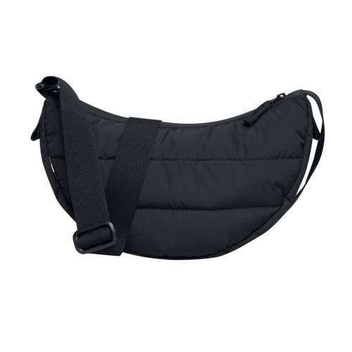 Got Bag Puffer Moon Bag Small In Black Monochrome