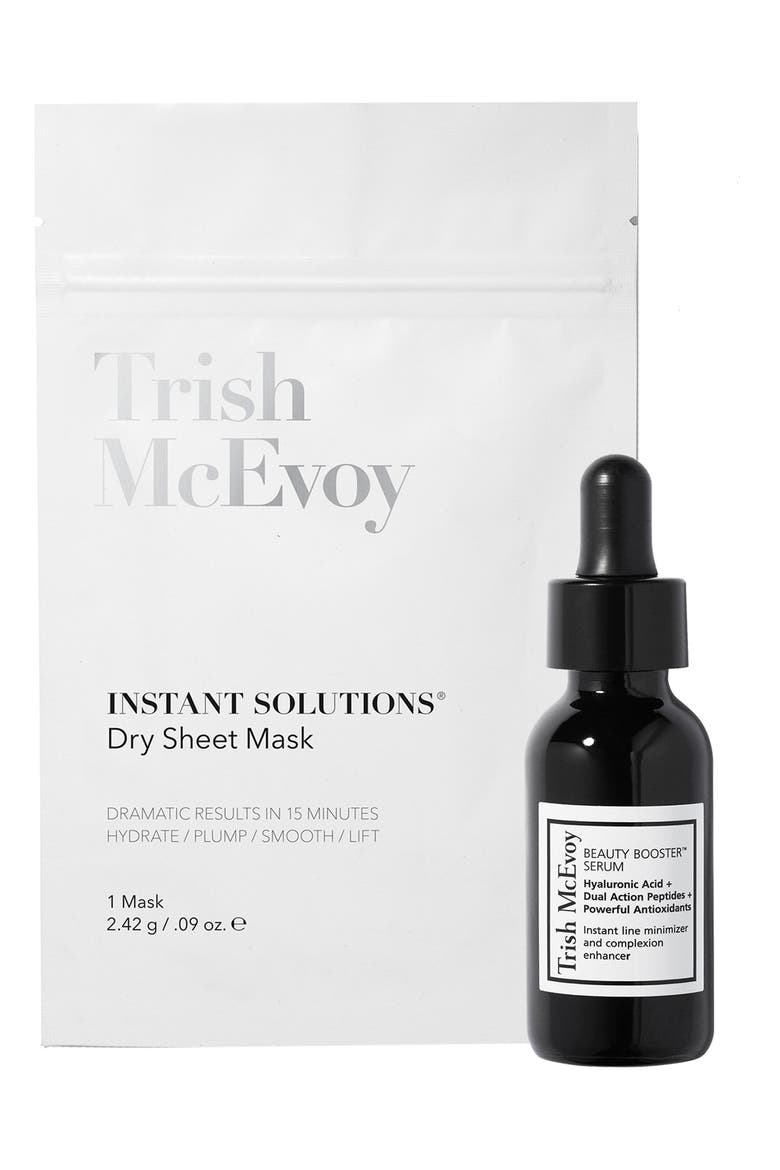 Instant Solutions® Dry Sheet Mask & Serum Set, Main, color, NO COLOR