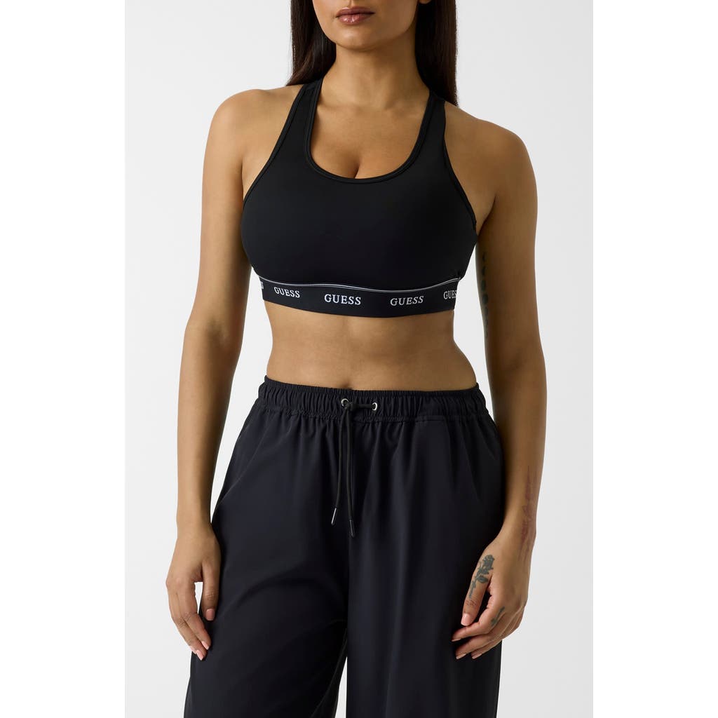 Guess Alba Sports Bra In Black