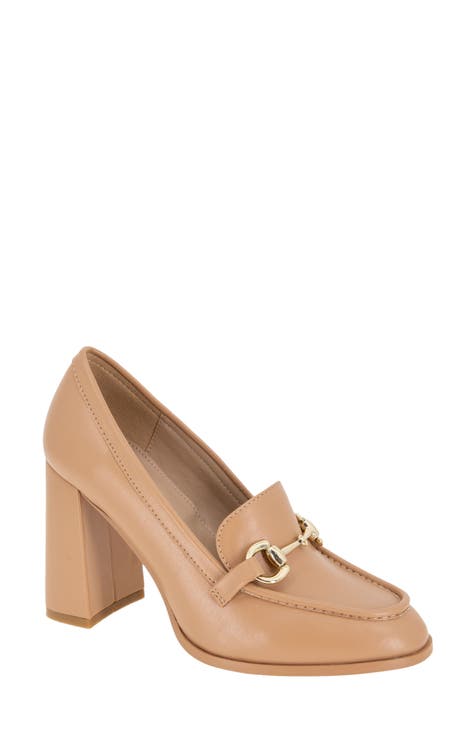 Women s Loafer Nude Heels Nordstrom