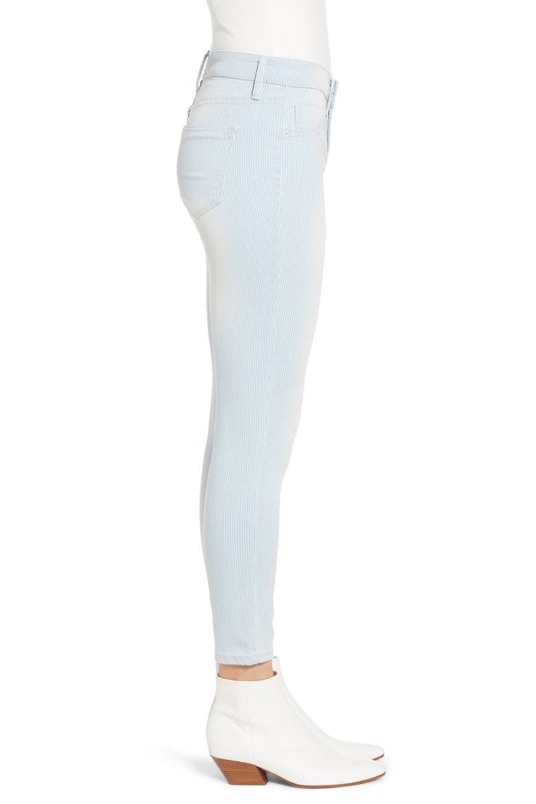 Pinstripe Crop Skinny Jeans, Alternate, color, PALM BAY WASH