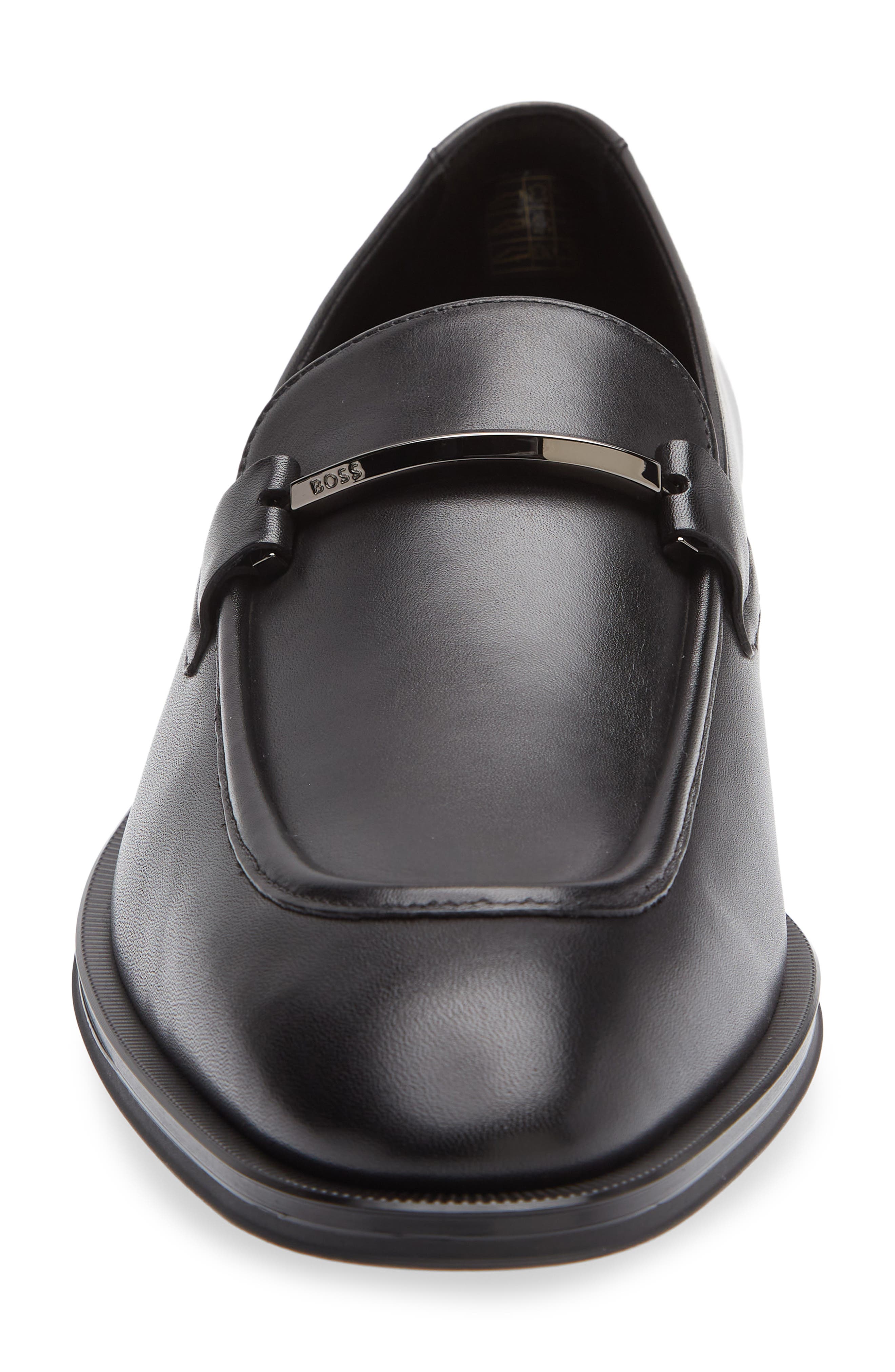 Teylor Bit Loafer, Alternate, color, BLACK