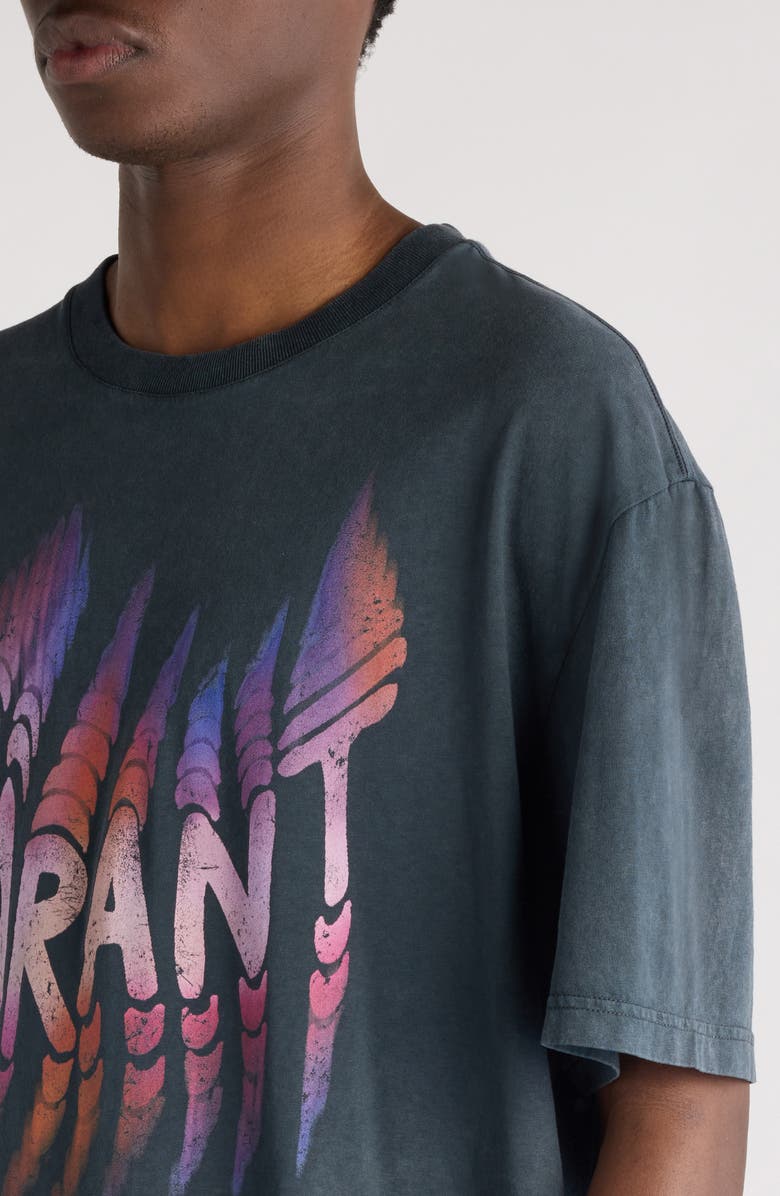 Isabel Marant Hugo Logo Graphic T-Shirt, Alternate, color, 