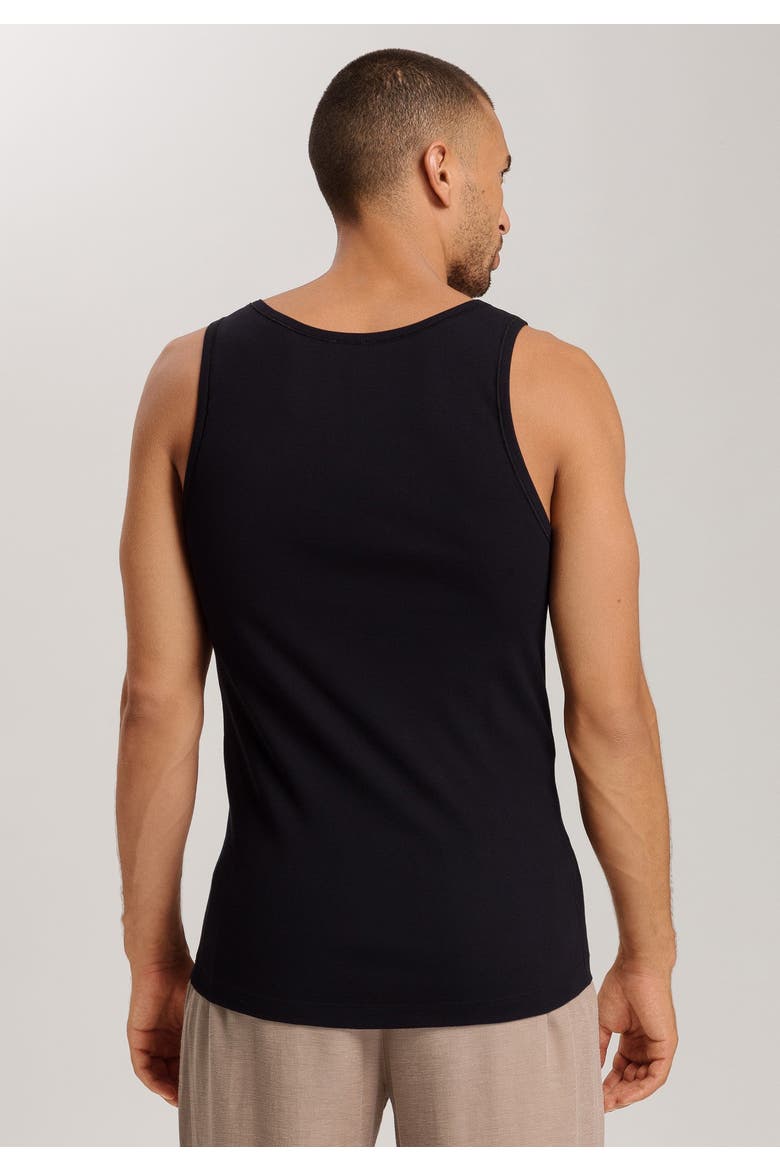 Cotton Essentials Cotton Tank Top, Alternate, color, Black